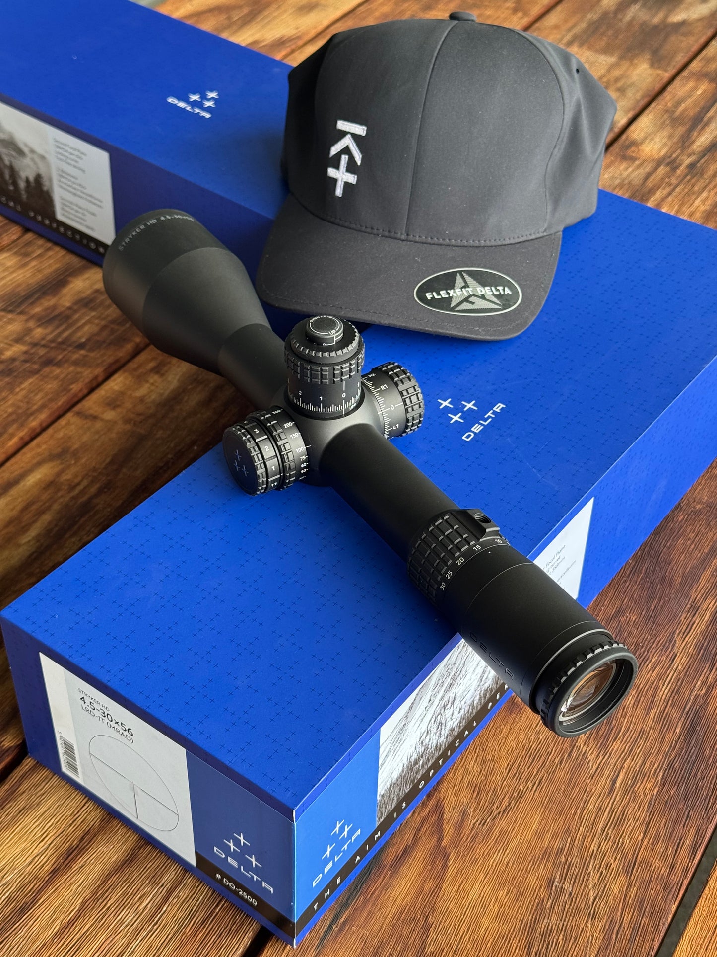 Delta Stryker HD 4.5-30x56 LRD-1T FFP MRAD Rifle Scope