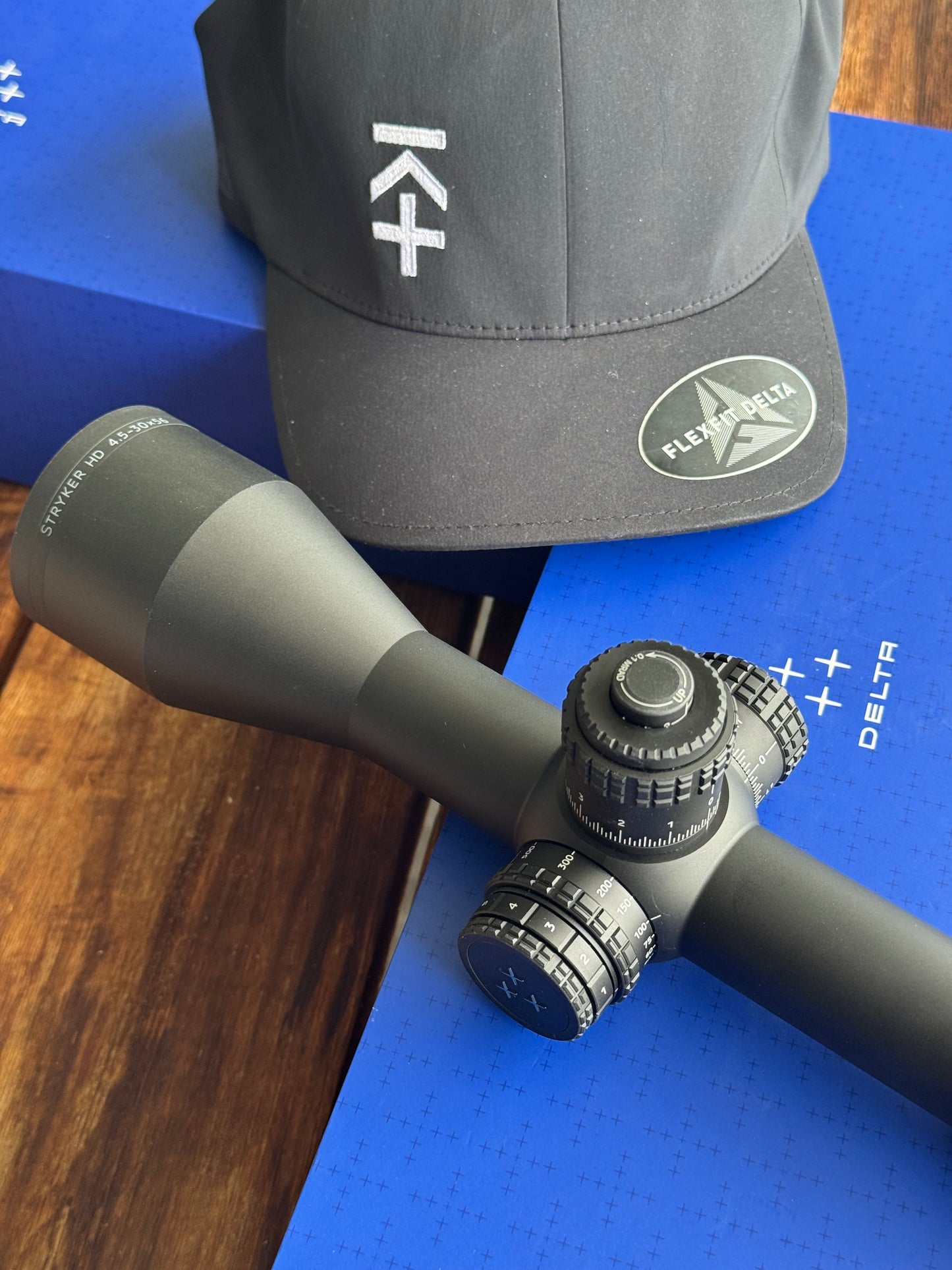 Delta Stryker HD 4.5-30x56 LRD-1T FFP MRAD Rifle Scope