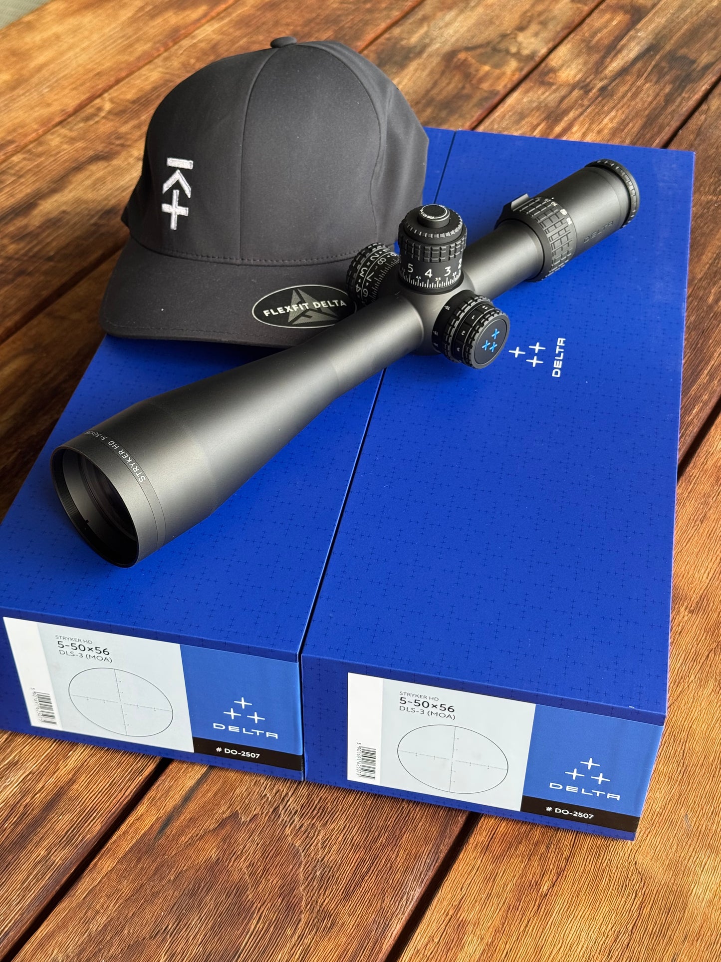 Delta Stryker HD 5-50x56 DLS-3 SFP MOA Rifle Scope