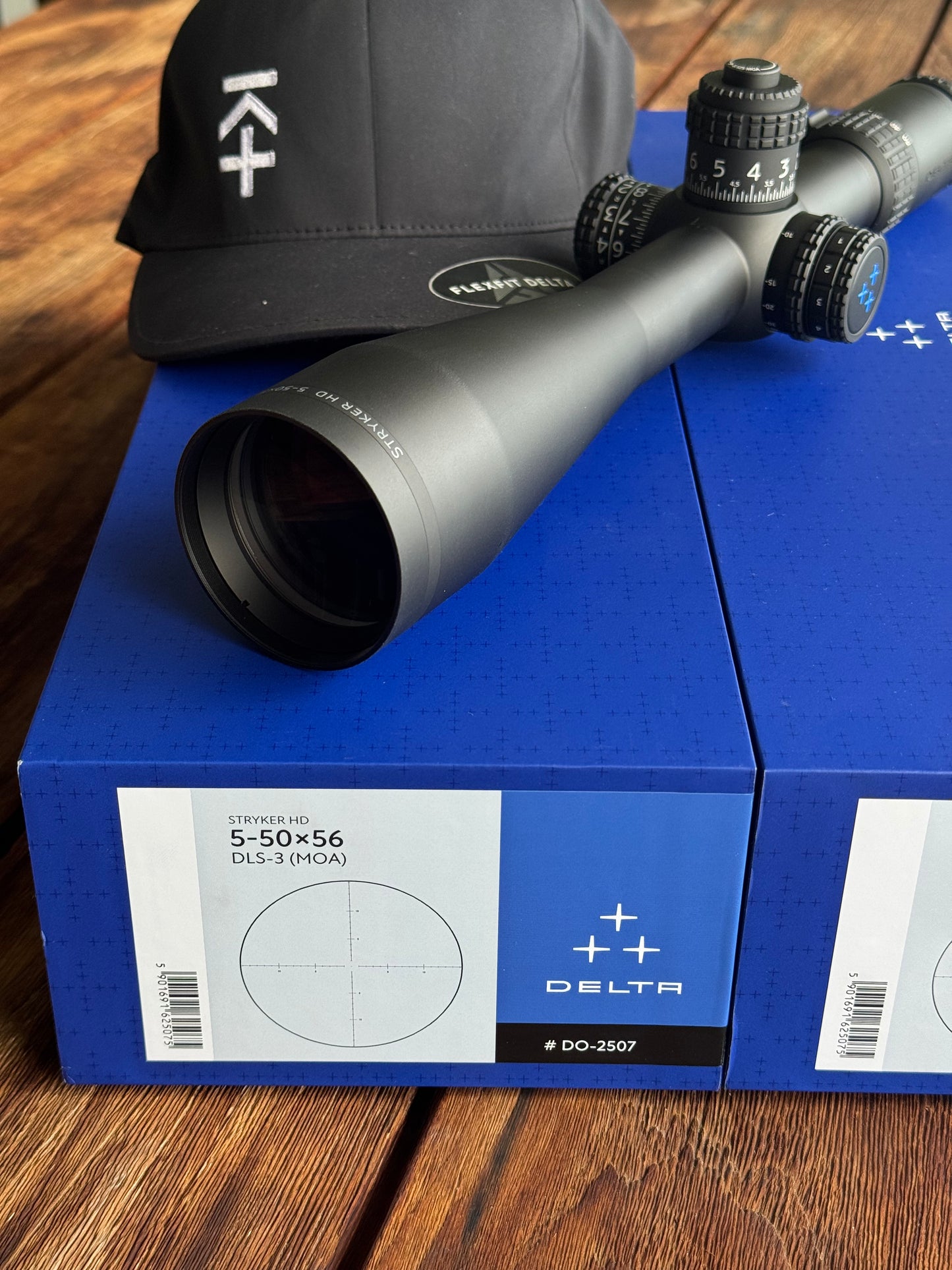 Delta Stryker HD 5-50x56 DLS-3 SFP MOA Rifle Scope