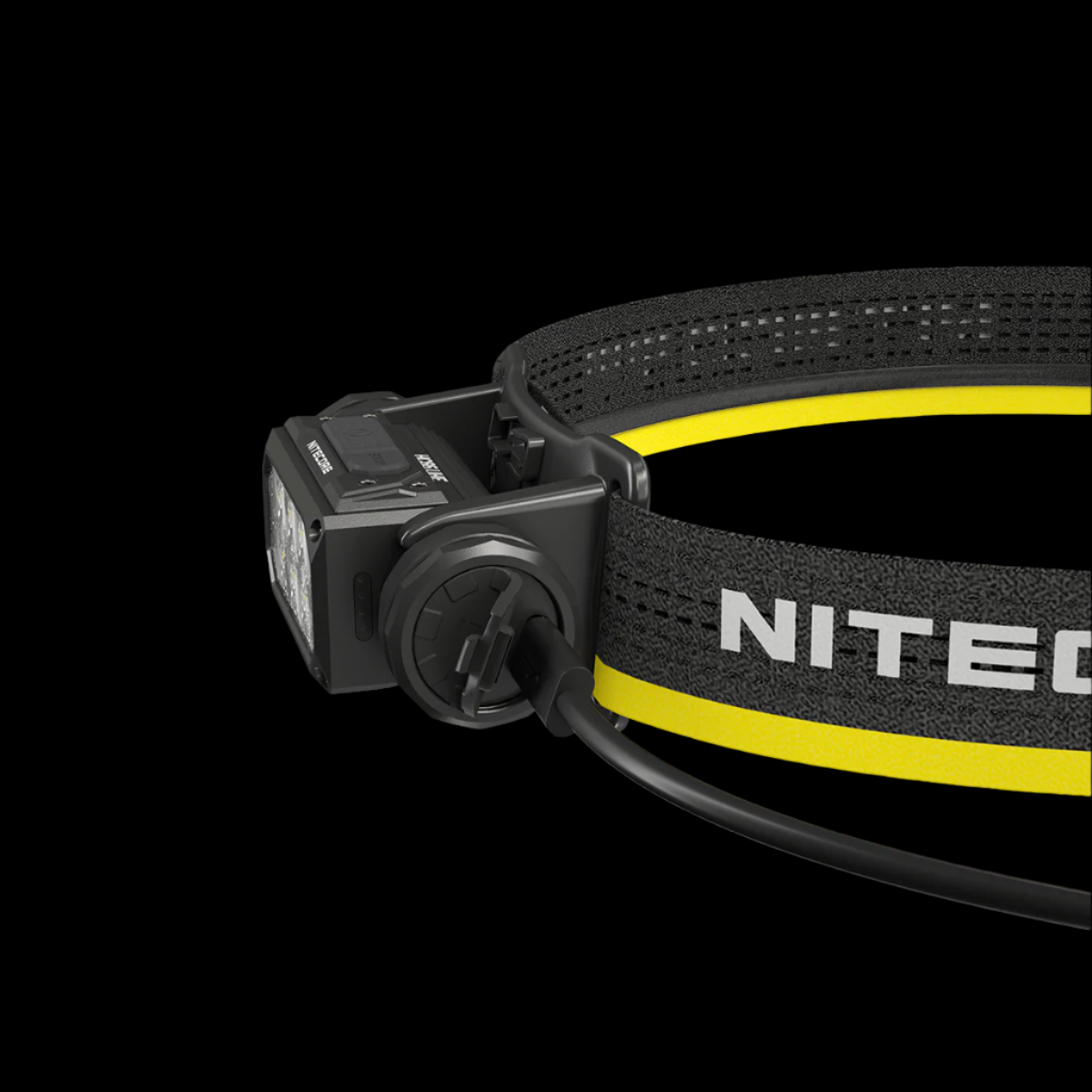 NITECORE UHE USB-C Rechargeable Headlamp Black/Yellow