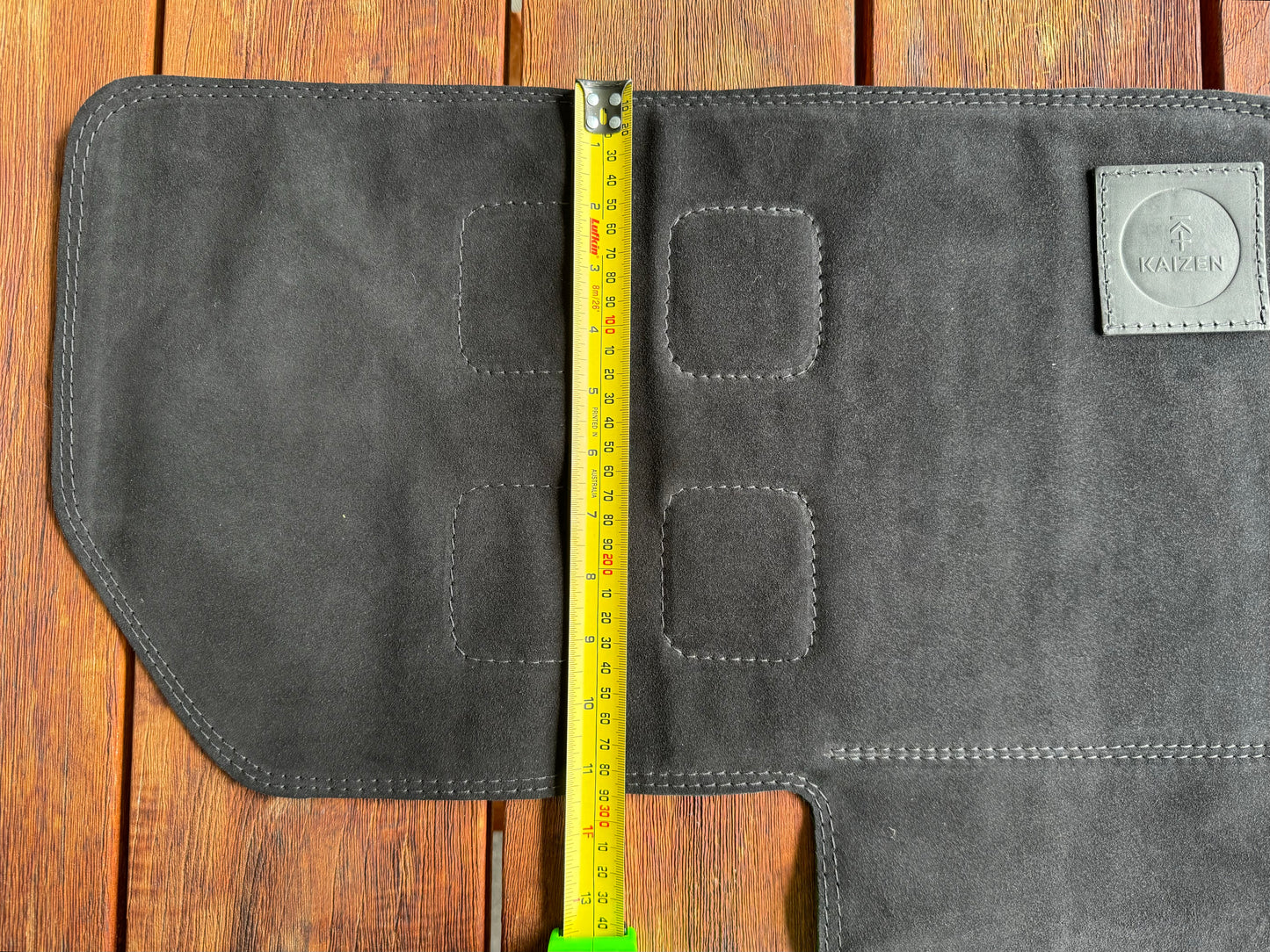 KAIZEN SUEDE LEATHER BENCH MAT WITH ELBOW PAD 290MM