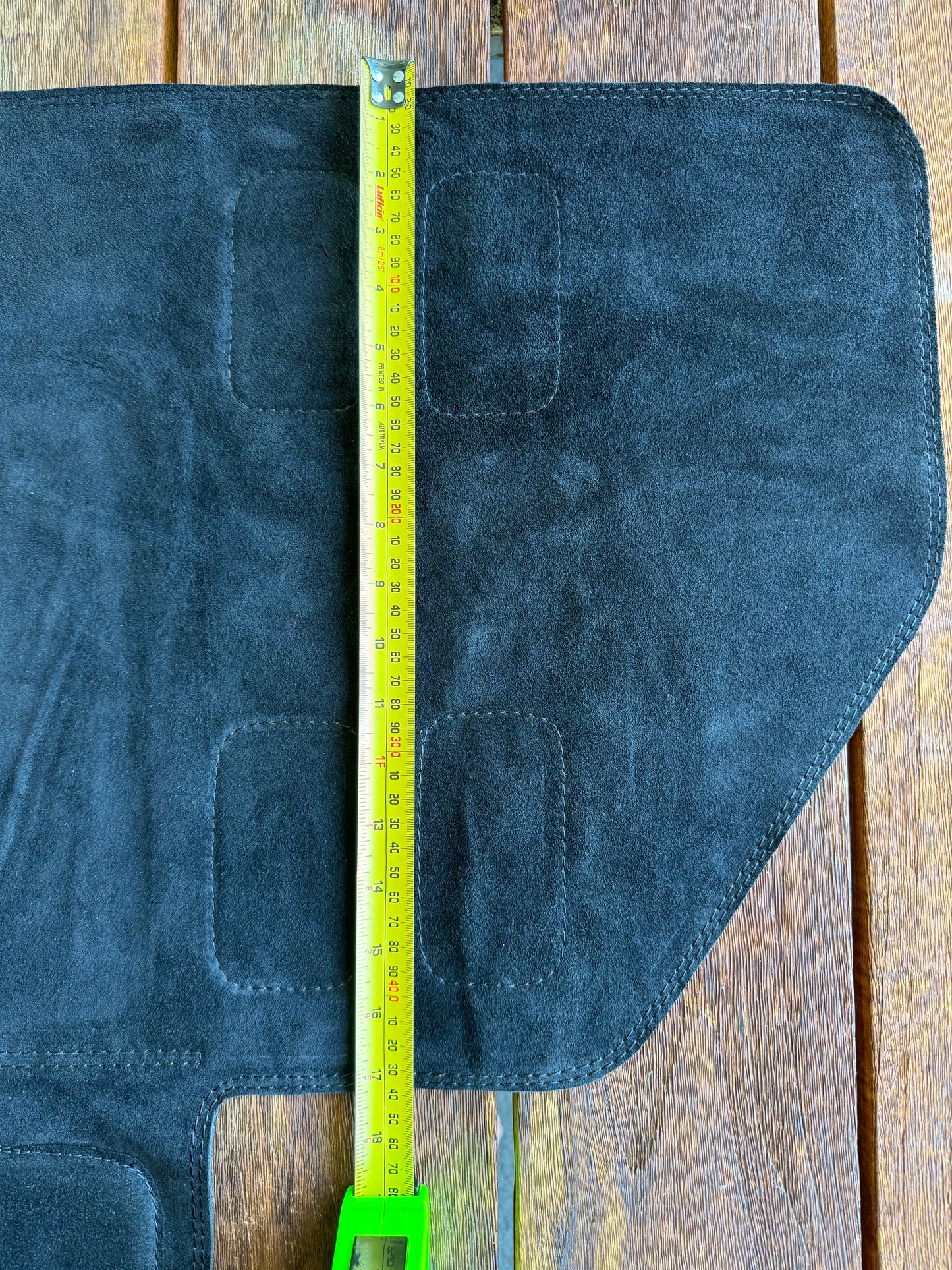 KAIZEN SUEDE LEATHER BENCH MAT WITH ELBOW PAD 440MM