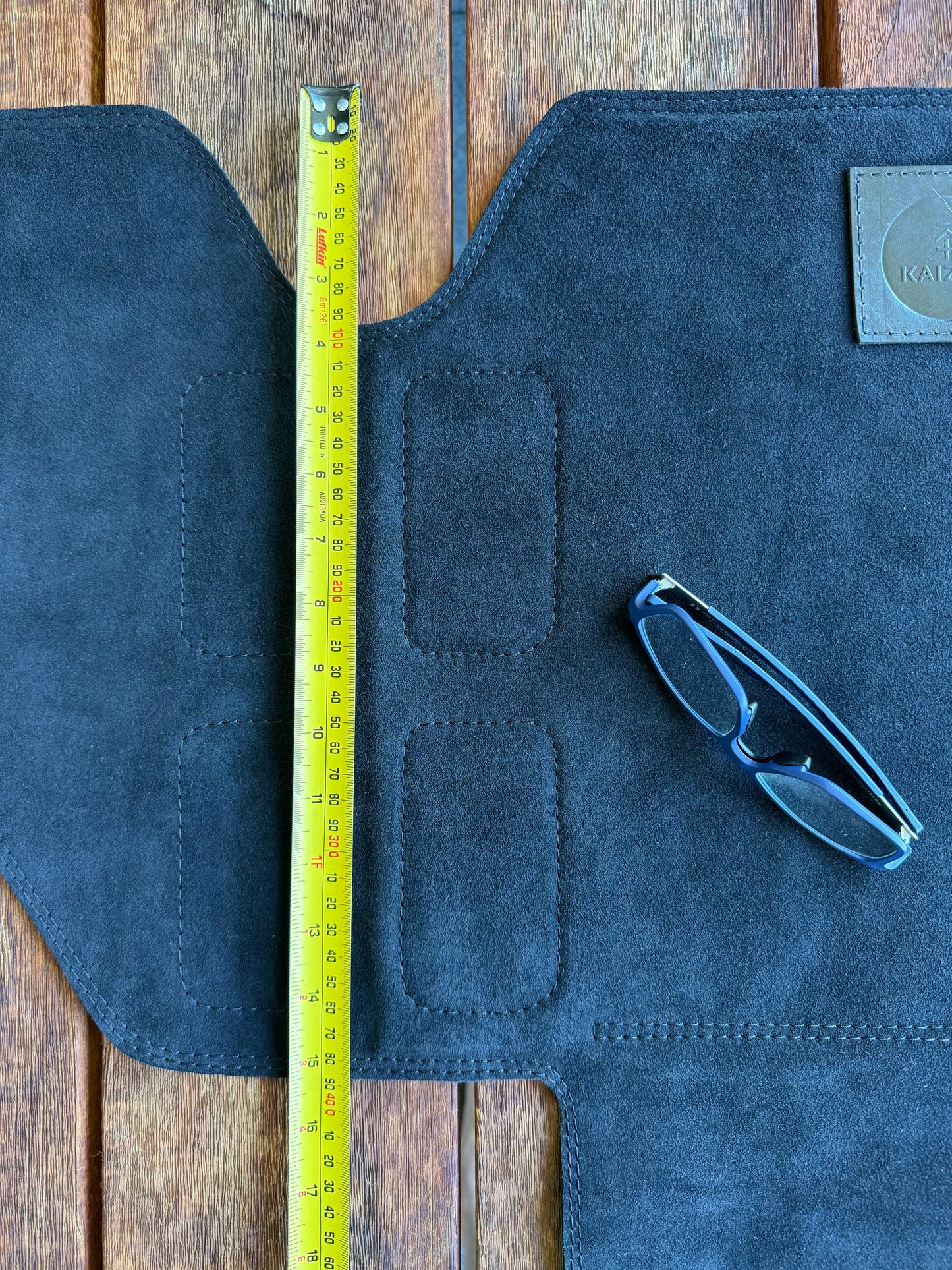 KAIZEN SUEDE LEATHER LENSI BENCH MAT NO ELBOW PAD 390MM
