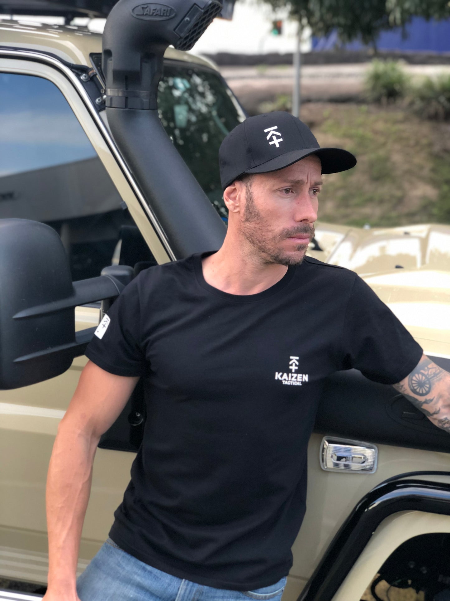 KAIZEN TACTICAL T-SHIRT BLACK - MENS