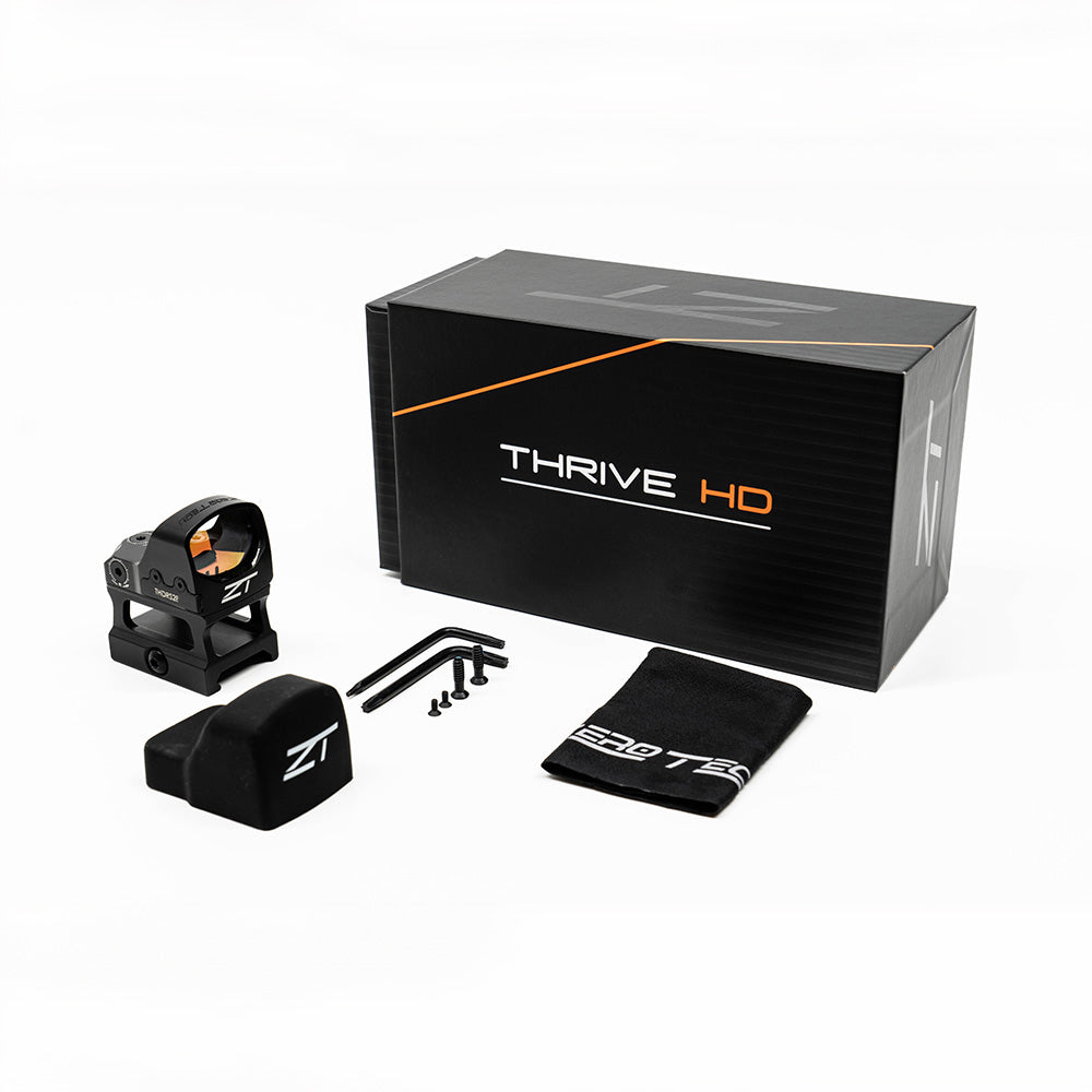ZEROTECH THRIVE HD Green Dot Reflex Sight 3 MOA with High Mount