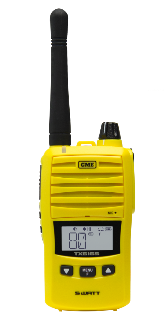 GME 5/1 Watt IP67 UHF CB Handheld Radio