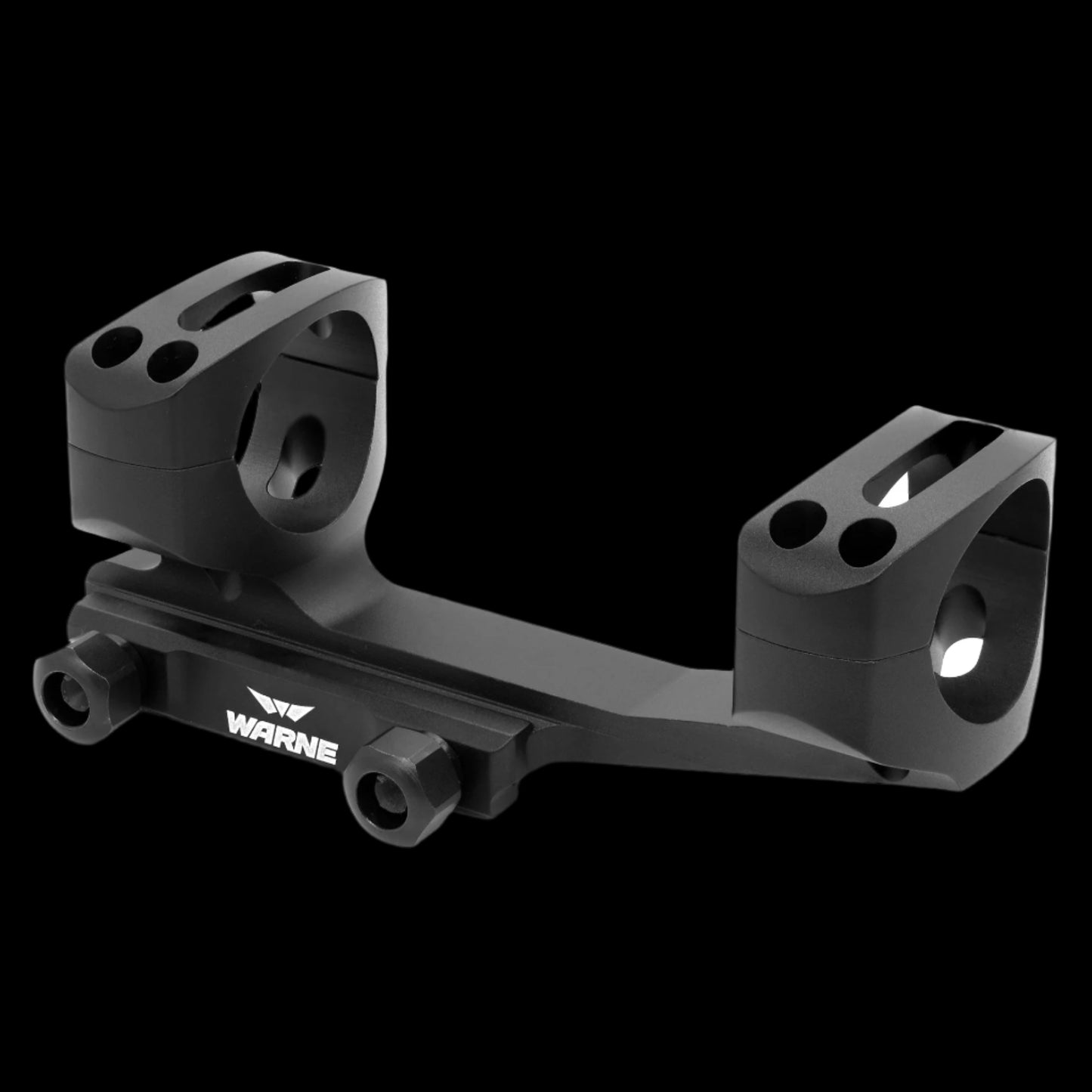 WARNE GEN 2, EXTENDED SKELETONIZED MSR MOUNT BLACK