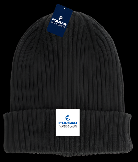 PULSAR BLACK BEANIE 2