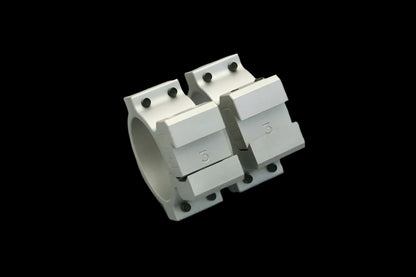TRENTECH 30MM DOVETAIL SCOPE RINGS – DOUBLE SCREW TYPE - CLEAR