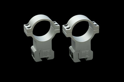 TRENTECH 30MM DOVETAIL SCOPE RINGS – DOUBLE SCREW TYPE - CLEAR