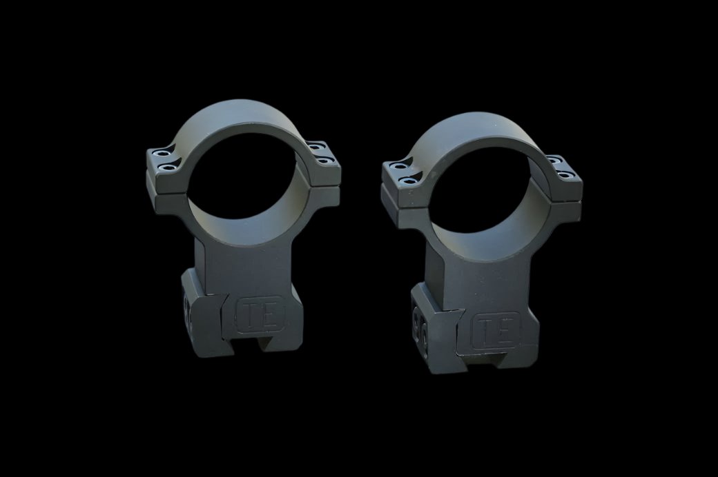 TRENTECH 34MM DOVETAIL SCOPE RINGS – DOUBLE SCREW TYPE - BLACK