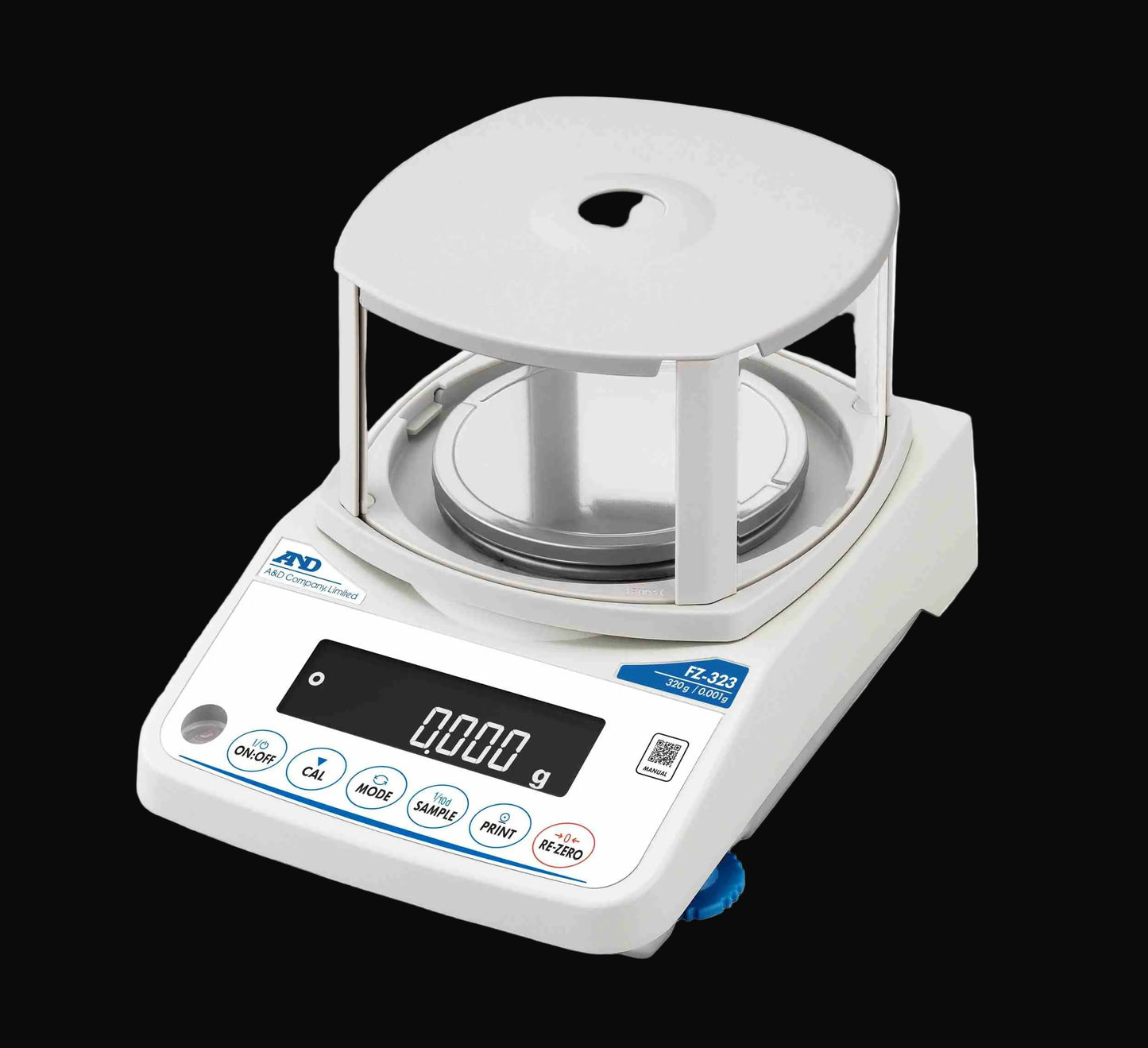 A&D FZ-323 PRECISION TOP BALANCE SCALE WITH INTERNAL CALIBRATION