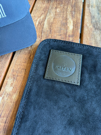 KAIZEN SUEDE LEATHER BENCH MAT WITH ELBOW PAD 290MM