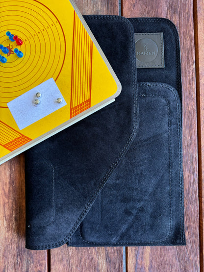 KAIZEN SUEDE LEATHER BENCH MAT WITH ELBOW PAD 440MM
