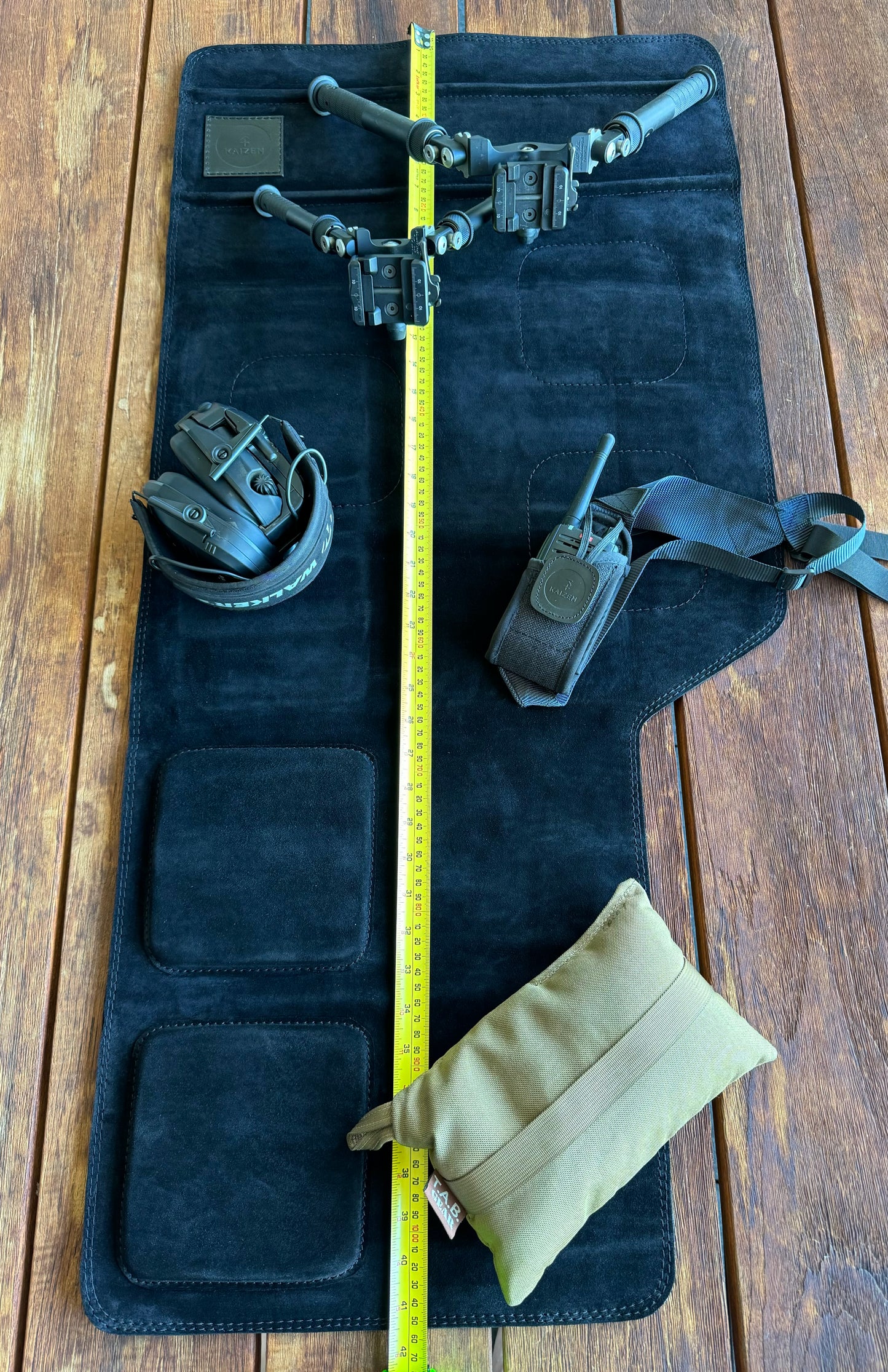 KAIZEN SUEDE LEATHER TAC/BIPOD MAT 1050MM