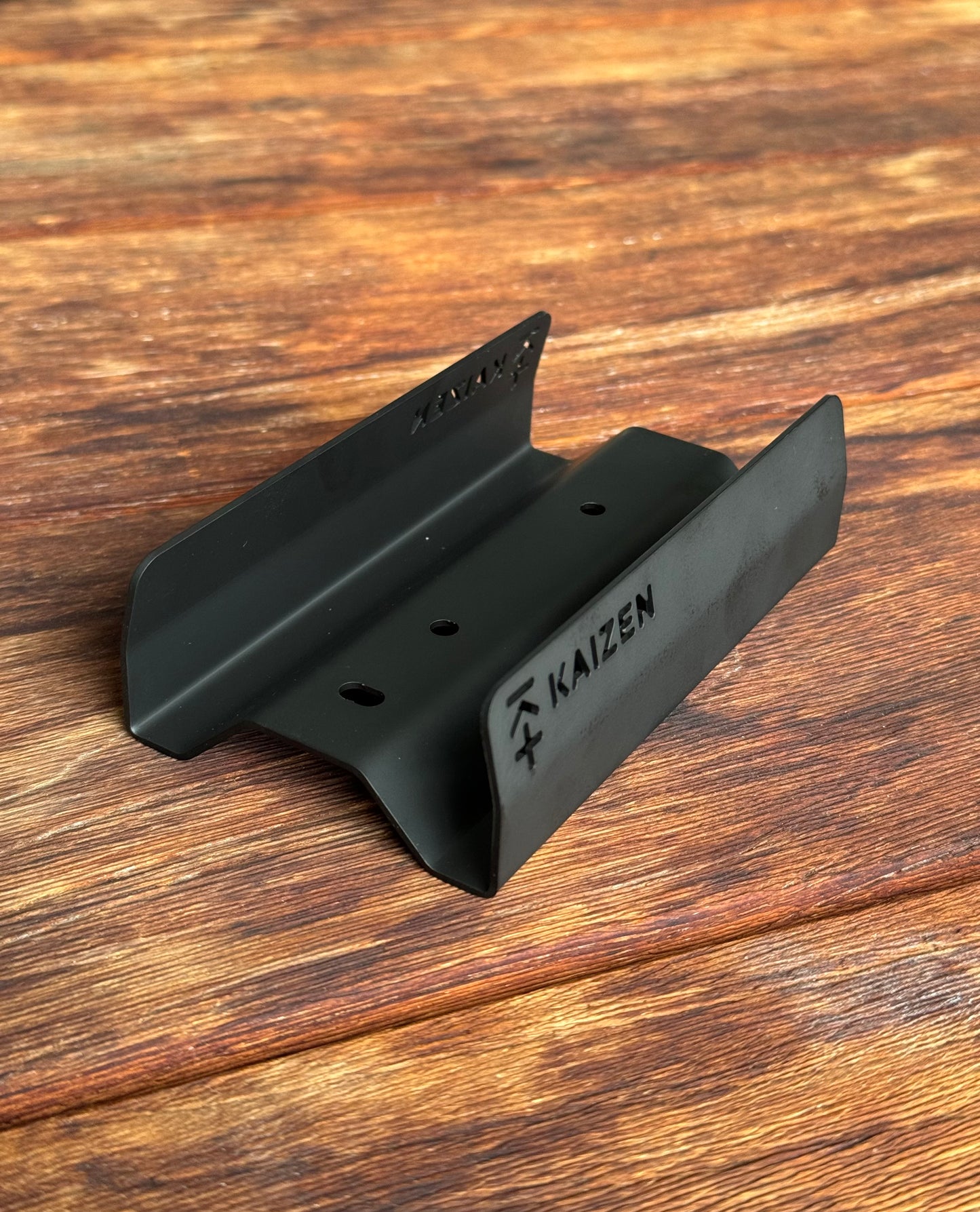 KAIZEN TRACK PLATE/BAG RIDER 3" WIDE ZERO DEGREE STAINLESS STEEL CERAKOTE BLACK