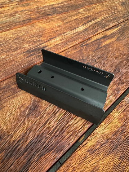 KAIZEN TRACK PLATE/BAG RIDER 3" WIDE ZERO DEGREE STAINLESS STEEL CERAKOTE BLACK