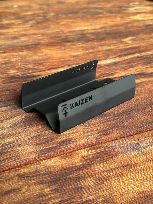 KAIZEN TRACK PLATE/BAG RIDER 3" WIDE ZERO DEGREE STAINLESS STEEL CERAKOTE BLACK
