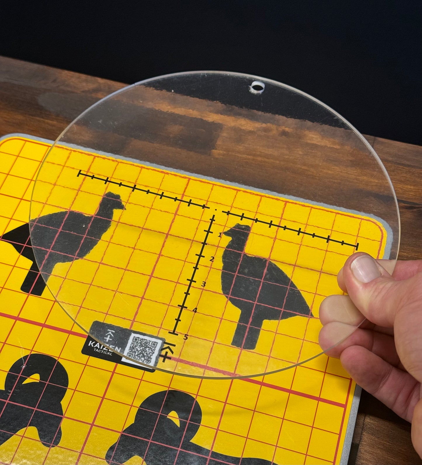 TRAINING RETICLE ACRYLIC DISC