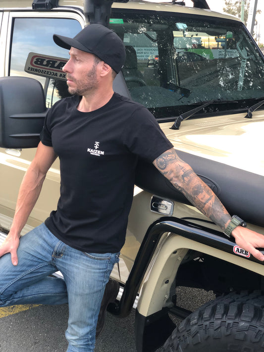 KAIZEN TACTICAL T-SHIRT BLACK - MENS