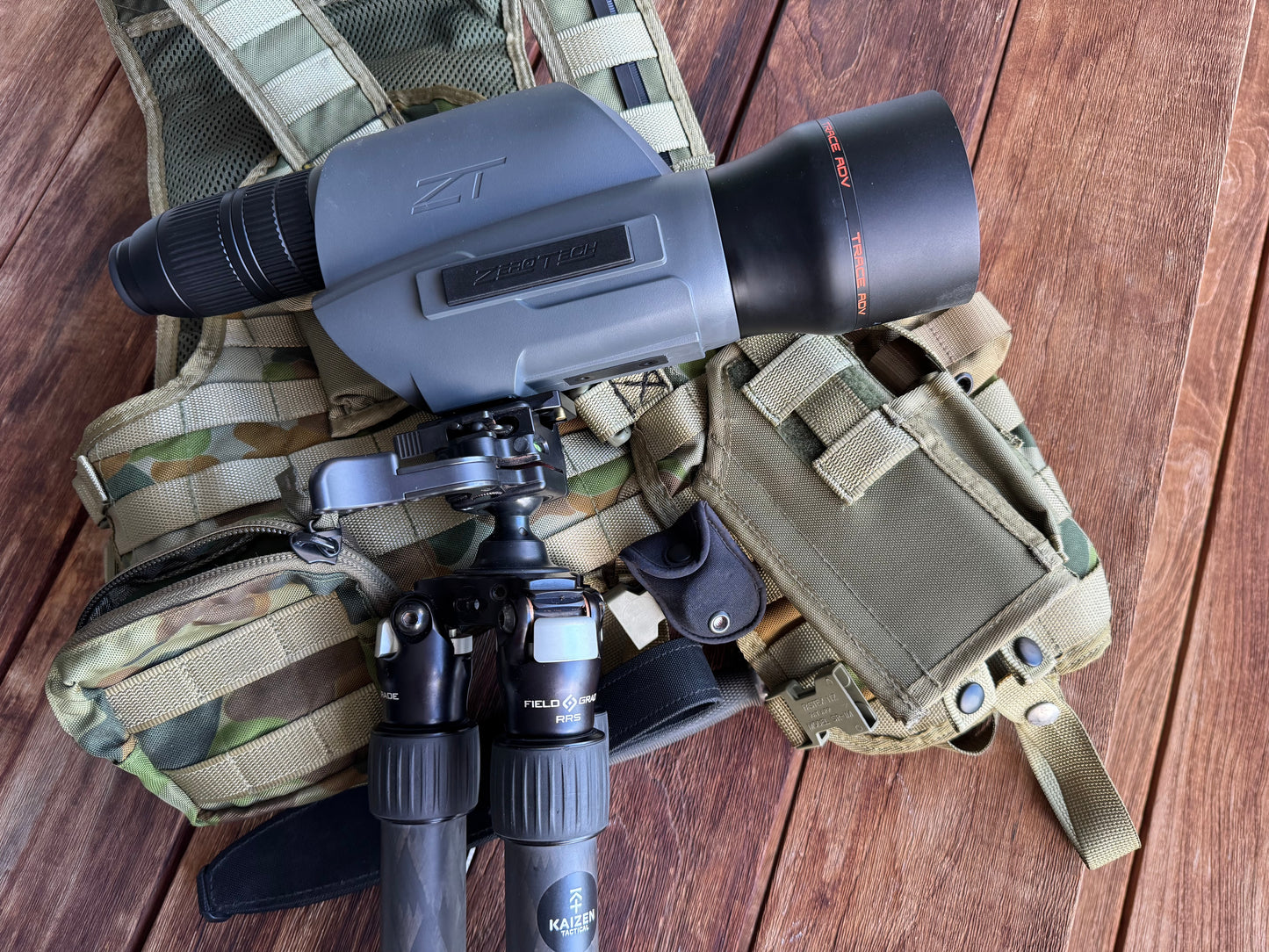 ZT TRACE ADV 20-60X80 FFP SPOT OSR MRAD RETICLE - ED GLASS SPOTTING SCOPE