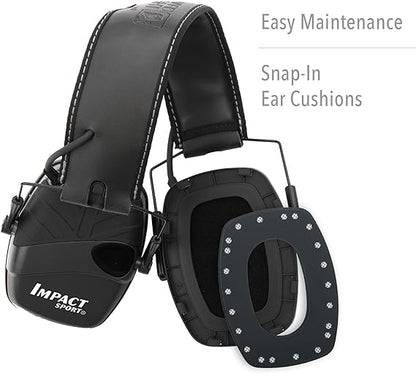 HOWARD LEIGHT IMPACT SPORT BLK EAR MUFF BLACK