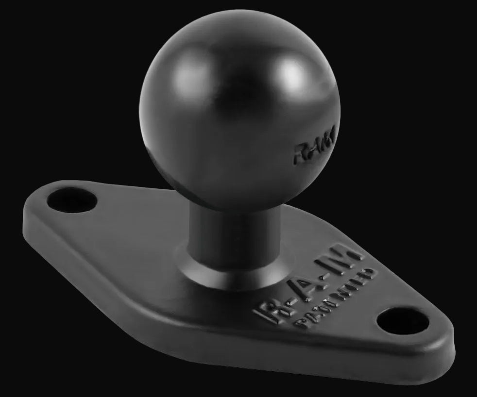 RAM Mount 1" Ball with Diamond Plate
