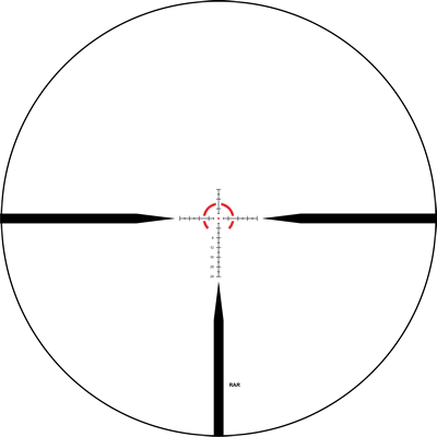 ZT VENGEANCE 1-4X24 RAR FDE MOA, FLAT DARK EARTH RIFLESCOPE