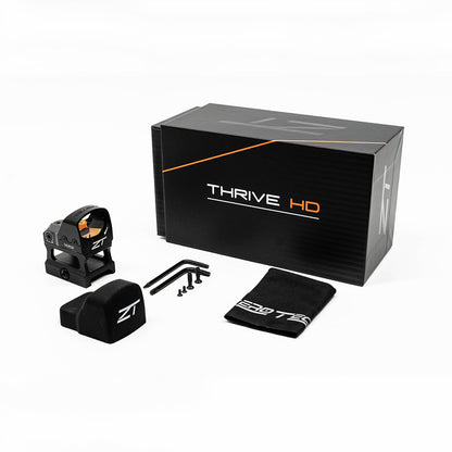 ZEROTECH THRIVE HD Green Dot Reflex Sight 3 MOA with High Mount