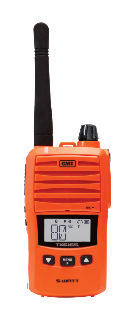 GME 5/1 Watt IP67 UHF CB Handheld Radio