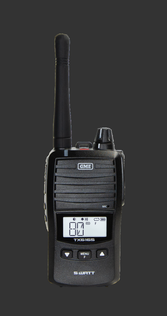GME 5/1 Watt IP67 UHF CB Handheld Radio