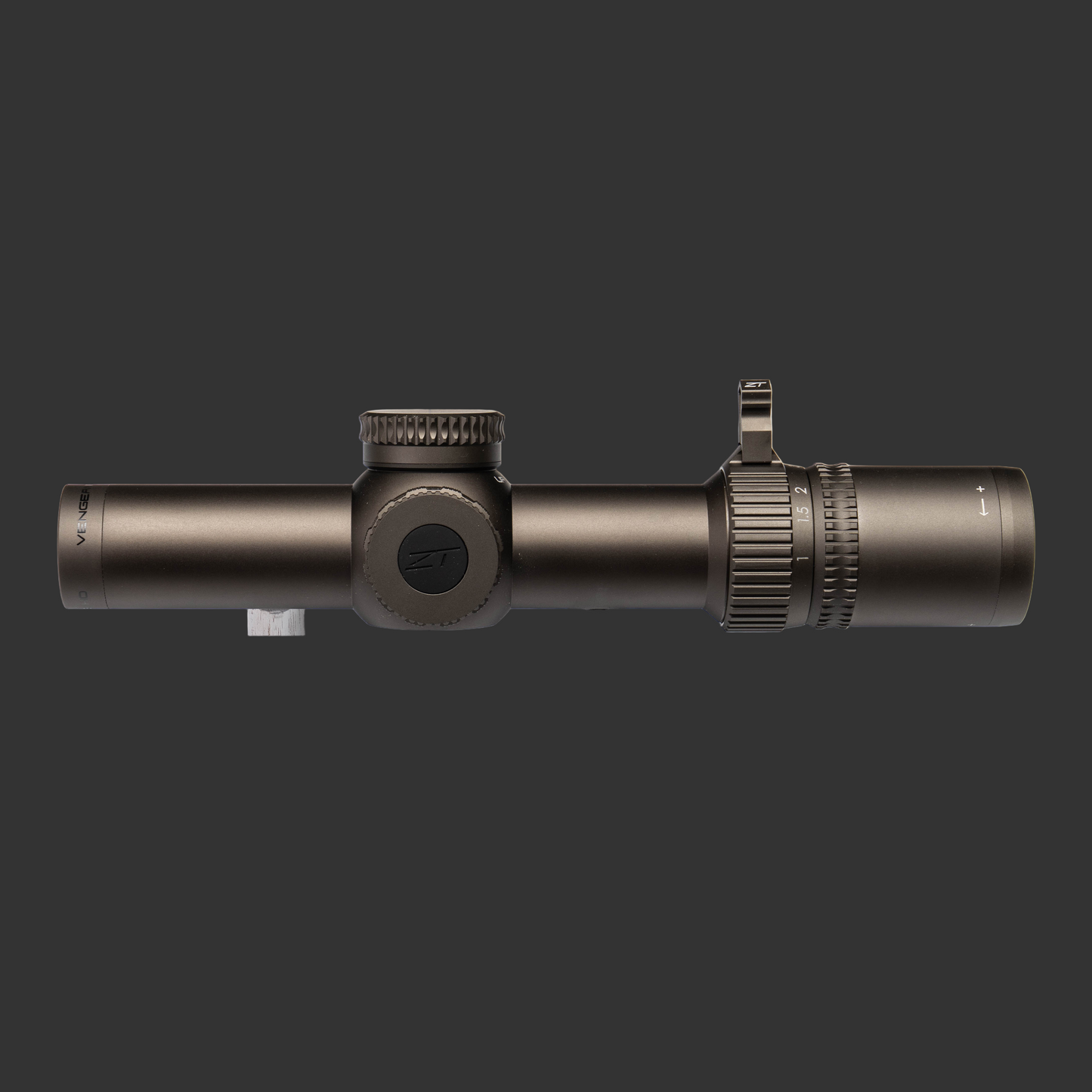 ZT VENGEANCE HD 1-10X28 FDE FFP MRAD LPVO RETICLE, 34MM RIFLESCOPE