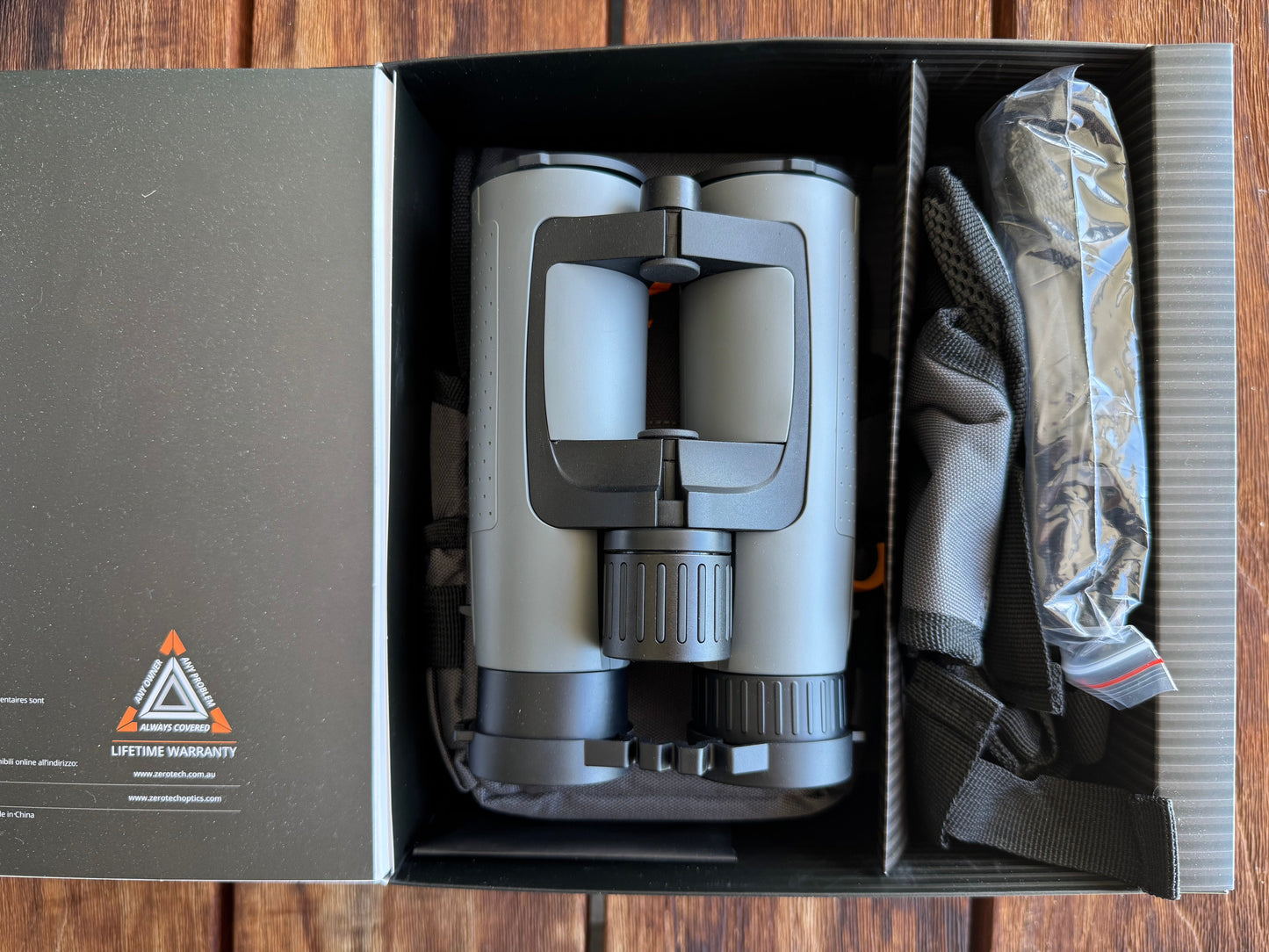 ZT THRIVE HD 10X42 ED BINO ZeroTech Binocular